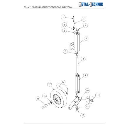 Katalog części zamiennych - Metal-Technik Chwastownik MT1 - 9000